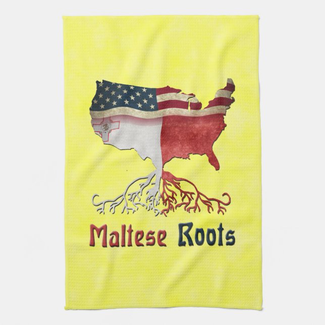 American Maltese Roots Handtuch (Vertikal)