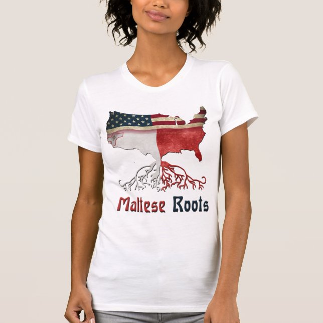 American Maltese Roots T-Shirt (Vorderseite)