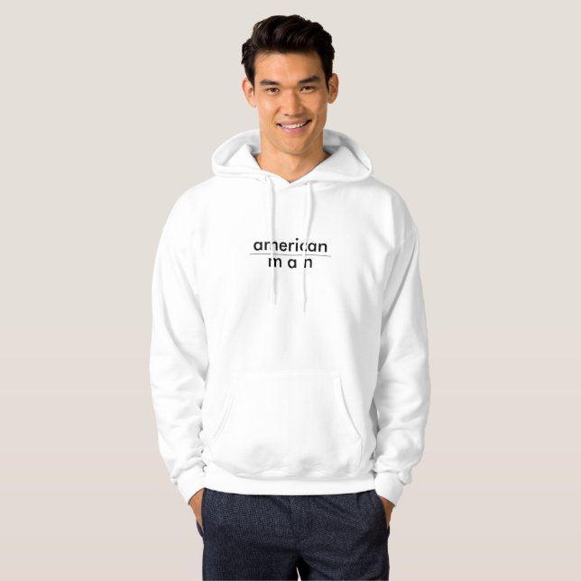 American Man Hooded Sweatshirt (Vorne ganz)