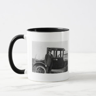American Man Real Foto Kaffee Tasse