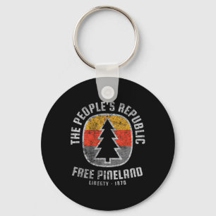 American Marauder Free Pineland Camping Abzeichen Schlüsselanhänger