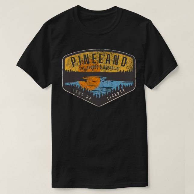 American Marauder Pineland Camping Premium T-Shirt (Design vorne)