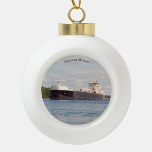 American Mariner Ball oder Snowflake Ornament