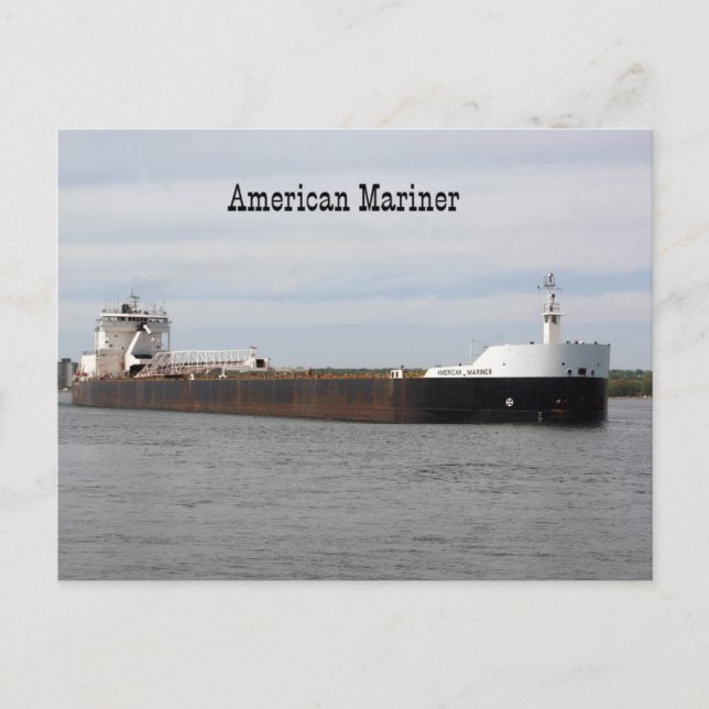 American Mariner Post Card Postkarte (Vorderseite)