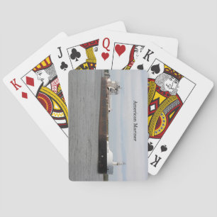American Mariner spielt Karten Spielkarten