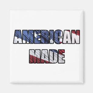 American Mathe Patriotic Red White and Blue US Fla Magnet