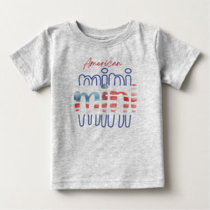 American Mini 4. Juli Patriotic Baby T-shirt