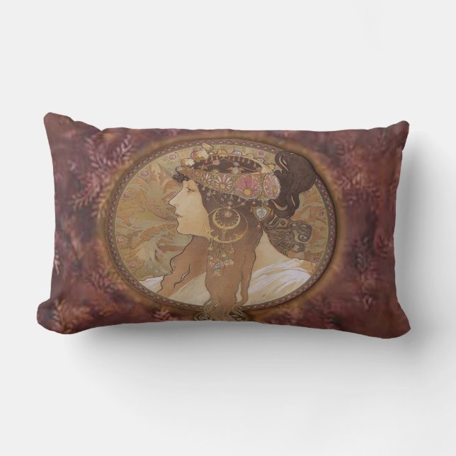 American MOJO ~Art Deco Lendenkissen (Vorderseite)