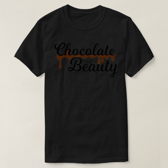 American Mother's Day Black Mama Chocol T-Shirt (Design vorne)