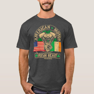 American Motor Irish Heart T - Shirt für irisch