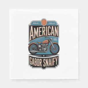 American Motorrad Vintag Serviette