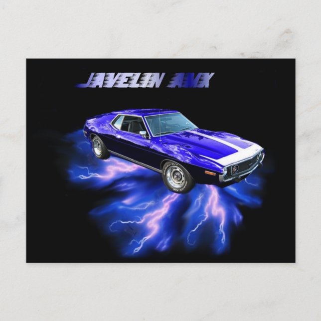 American Motors: Javelin AMX Postkarte (Vorderseite)