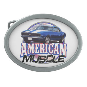 American Muscle Camaro Ovale Gürtelschnalle