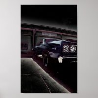 American Muscle Car Poster