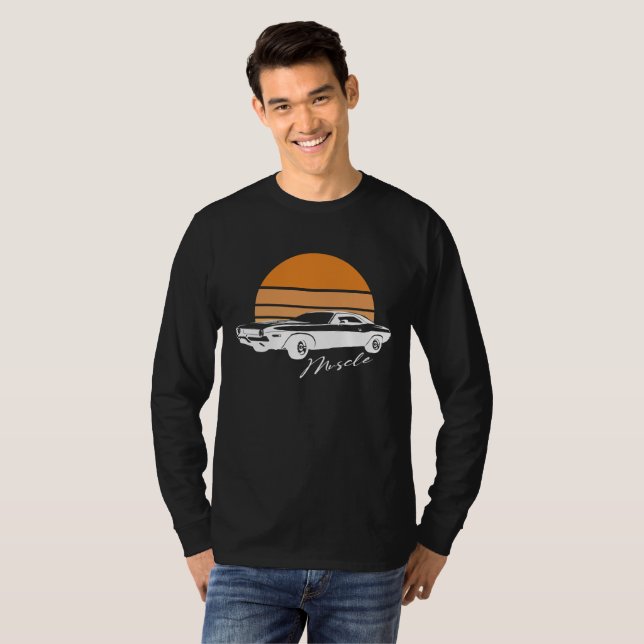 American Muscle Car Shirt – Men Women Adults Kids  (Vorne ganz)