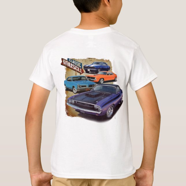 American Muscle Cars Back Side T - Shirt (Rückseite)