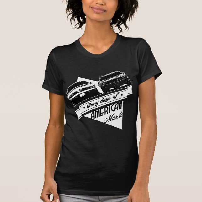 American Muscle Challenger und Trans Am T-Shirt (Vorderseite)