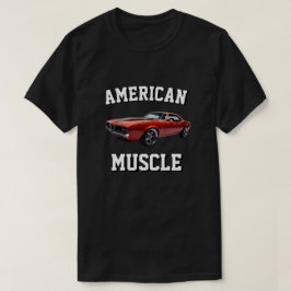 AMERICAN MUSCLE Graphic Design Novelty T-Shirt