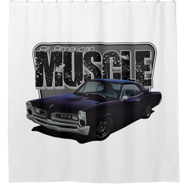American Muscle Kicks Duschvorhang (Vorderseite)