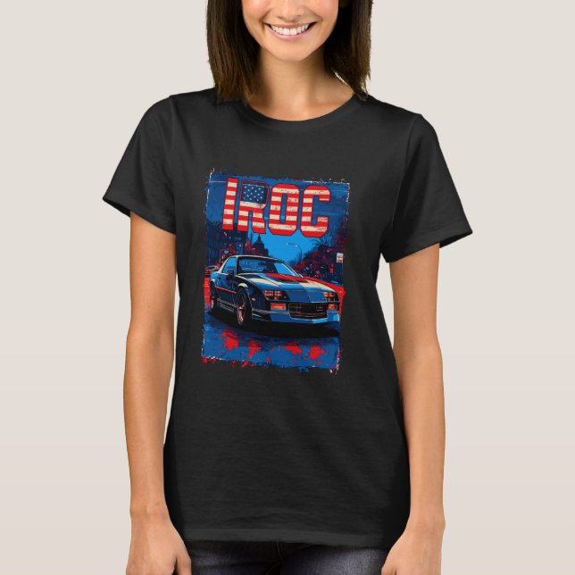 American Muscle Retro Classic der 1980er Jahre IRO T-Shirt (Vorderseite)