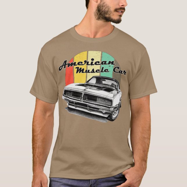 American Muscle V8 Motor T-Shirt (Vorderseite)