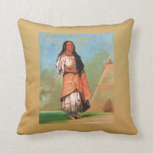 American Native Indian, Art of George Catlin Kissen