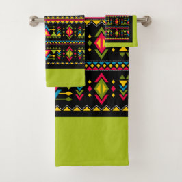 American Navajo Indian Bath Towel Set