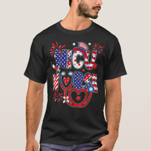 American NICU Nurse 4. Juli Krankenversicherung 1 T-Shirt
