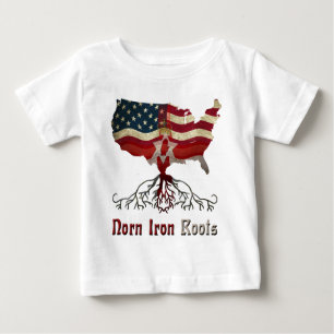 American Northern Irish Roots Baby T-shirt