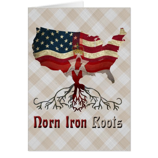 American Northern Irish Roots Card (Vorne)