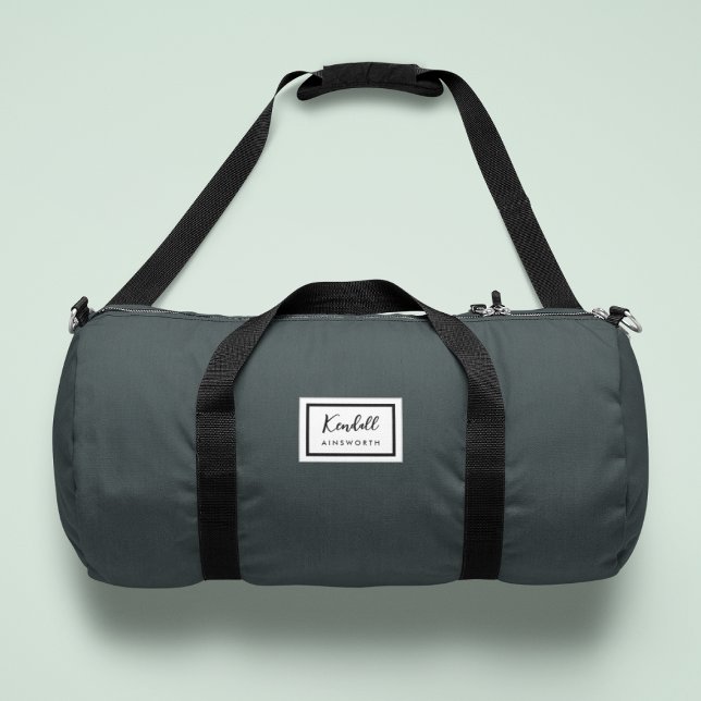 American Nostalgia Classic Simple Minimal Green Duffle Bag (Von Creator hochgeladen)