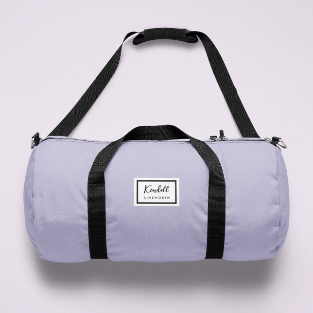 American Nostalgia Classic Simple Minimal Lilac Duffle Bag (Von Creator hochgeladen)