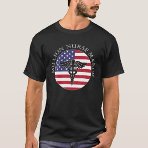 American Nurse Million Nurse März RN T-Shirt
