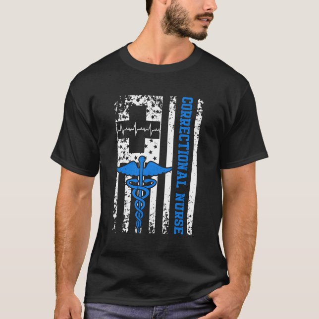 American Nurse Nursing Rn T-Shirt (Vorderseite)