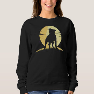 American Old Southern White Bulldog Retro 12 Sweatshirt