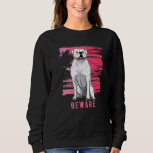 American Old Southern White Bulldog Vintag 15 Sweatshirt