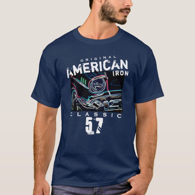 American Original Iron Classic 57 Auto T-Shirt (Vorderseite)