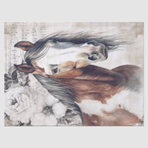American Paint Horse Decoupage Seidenpapier