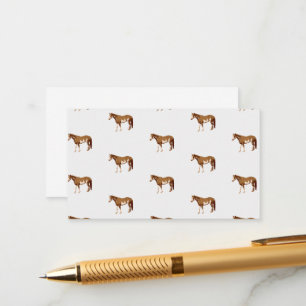 American Paint Horse Reitsport Begleitkarte