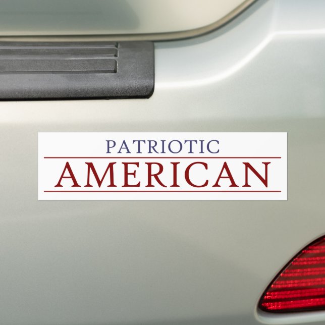 American PATRIOT Autoaufkleber (Auf Auto)