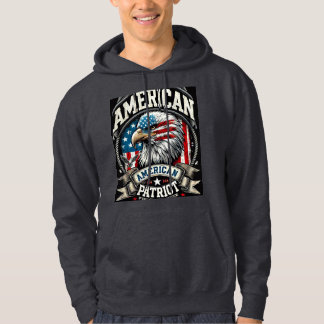 American Patriot Bald Eagle Hoodie