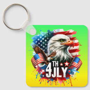 American Patriotic Eagle Sublimation-61905 Schlüsselanhänger