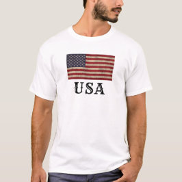 American Patriotic Flag Design T-Shirt