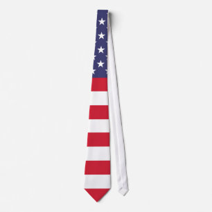 American Patriotism USA Flag Krawatte