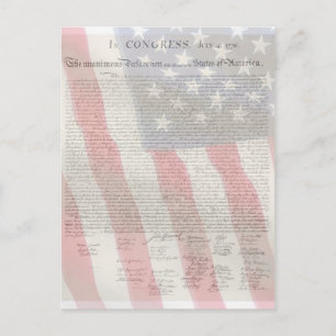 American Patriots Postcard Postkarte