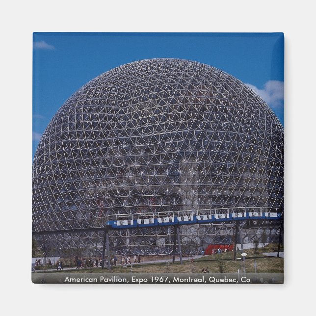 American Pavilion, Expo 1967, Montreal, Quebec, Ca Magnet (Vorne)