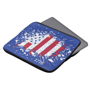 American Peace Flag 1776 American Staat National L Laptopschutzhülle