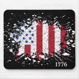 American Peace Flag 1776 American Staat National m Mousepad