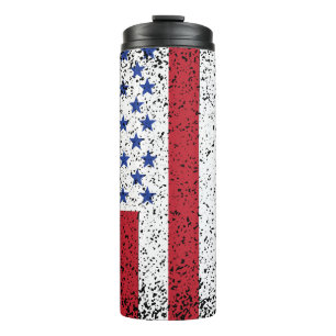 American Peace Flag American Staaten National Ther Thermosbecher