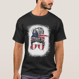 American Peruvian Half Girl Usa Peru Flag Roots Bl T-Shirt